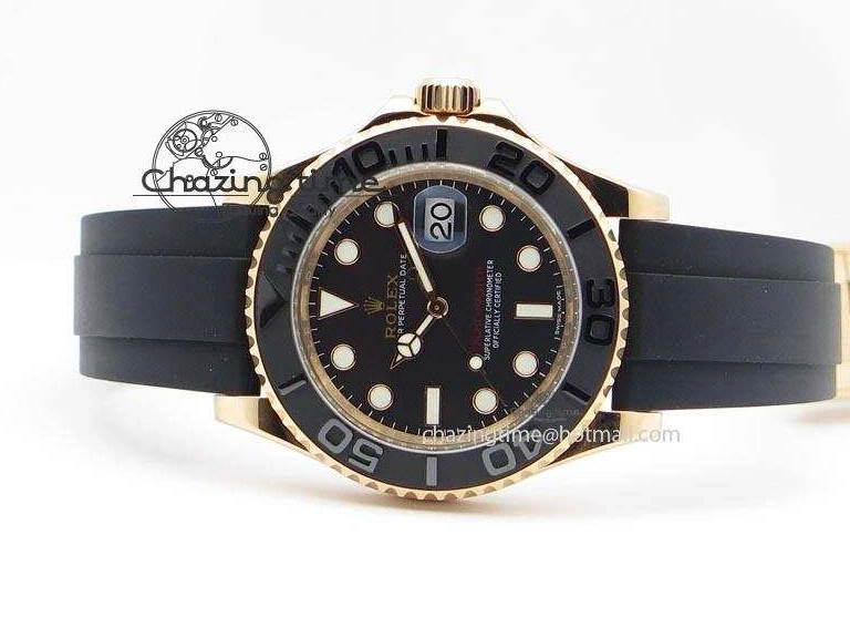 Strap Bezel Extra Strap) 116655 Black Rubber Edition (Free A2836 On 1:1 Noob Ceramic Best Black Yacht-Master 0323